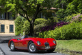 Villa d'Este 2016 - Jaguar Type C rouge 3/4 avant droit