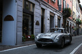 Villa d'Este 2017 - Aston Martin DB4 GT Zagato gris 3/4 avant gauche