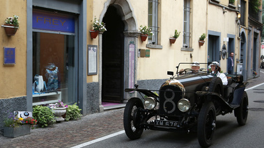 Villa d'Este 2017 - Bentley noir 3/4 avant gauche filé