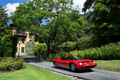 Villa d'Este 2017 - Lamborghini Miura rouge 3/4 avant droit