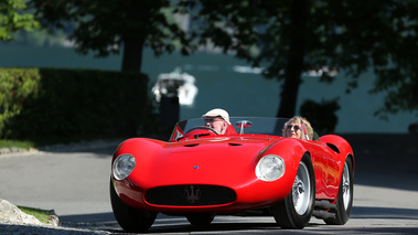 Villa d'Este 2017 - Maserati rouge 3/4 avant gauche