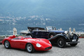 Villa d'Este 2017 - Maserati rouge & Mercedes bleu 