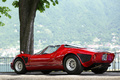 Villa d'Este 2018 - Alfa Romeo 33 Stradale rouge 3/4 arrière gauche