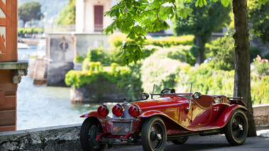 Villa d'Este 2018 - Alfa Romeo 6C 1750 Grand Sport Spider rouge 3/4 avant gauche