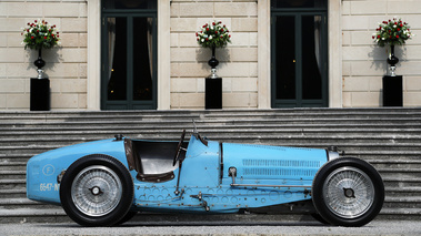 Villa d'Este 2018 - Bugatti Type 59 Grand Prix bleu profil