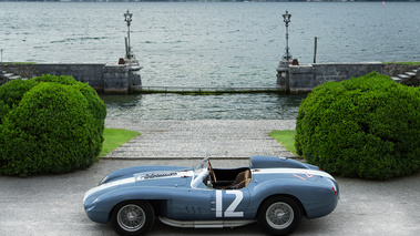 Villa d'Este 2018 - Ferrari 335 Sport anthracite/blanc profil vue de haut