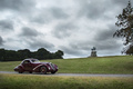 Windsor Castle Concours of Elegance 2016 - Alfa Romeo 6C 2500 Touring Coupe bordeaux 3/4 avant droit