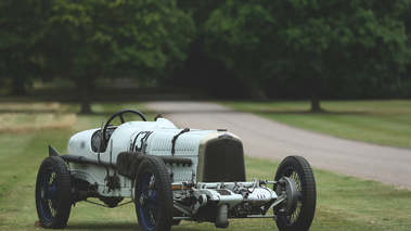 Windsor Castle Concours of Elegance 2016 - ancienne blanc 3/4 avant droit