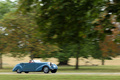 Windsor Castle Concours of Elegance 2016 - ancienne bleu 3/4 avant droit filé