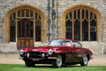 Windsor Castle Concours of Elegance 2016 - Jaguar XK120 Ghia Supersonic bordeaux 3/4 avant gauche