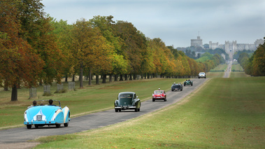 Windsor Castle Concours of Elegance 2016 - line-up jardins