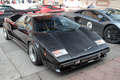 Lamborghini Countach noir 3/4 avant droit