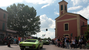 Lamborghini Miura SV vert 3/4 arrière droit