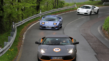 Lamborghini Murcielago Roadster LP650-4 face avant vue de haut