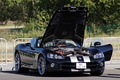 Autodrome Radical Meeting 2012 - Dodge Viper SRT-10 noir 3/4 avant droit capot ouvert