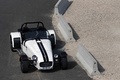 Caterham R500 blanc 3/4 avant droit vue de haut