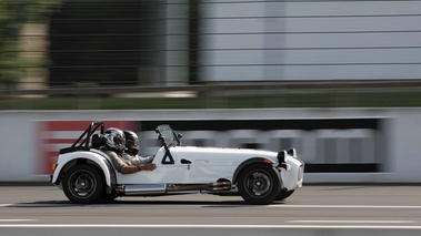 Caterham R500 blanc filé