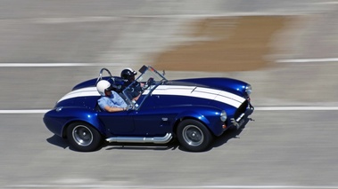 Shelby Cobra 427 bleu 3/4 avant droit filé