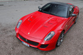 Cars & Coffee Paris - Mars 2012 - Ferrari 599 GTO rouge 3/4 avant gauche