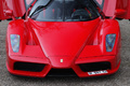 Cars & Coffee Paris - Mars 2012 - Ferrari Enzo rouge face avant coupé