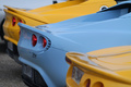 Cars & Coffee Paris - Mars 2012 - Lotus Elise CR bleu feux arrière