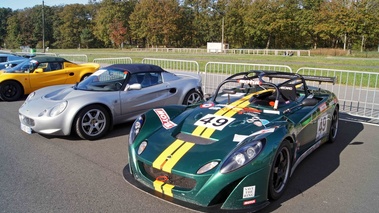 Lotus 2-Eleven vert 3/4 avant gauche