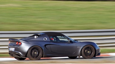 Lotus Elise SC S3 anthracite 3/4 arrière droit filé