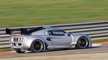 Lotus Exige S1 gris 3/4 arrière droit filé penché