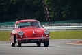 Porsche 356 rouge 3/4 avant droit