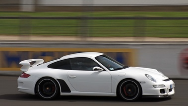 Porsche 997 GT3 blanc filé