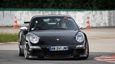 Porsche 997 GT3 RS noir/gris face avant