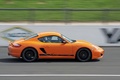 Porsche Cayman S orange filé