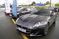 Jaguar F-Type V6S noir 3/4 avant gauche