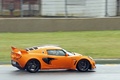 Lotus Exige S2 Cup 260 orange 3/4 arrière droit filé