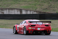 Ferrari Finali Mondiali 2011 - Mugello - 458 GT2 rouge 3/4 arrière gauche