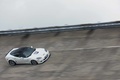 GT Prestige 2012 - Montlhéry - Chevrolet Corvette C6 ZR1 blanc 3/4 avant droit filé