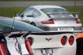 GT Prestige 2012 - Montlhéry - Chevrolet Corvette C6 ZR1 blanc logo coffre