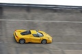 GT Prestige 2012 - Montlhéry - Ferrari Enzo jaune 3/4 arrière droit filé