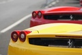 GT Prestige 2012 - Montlhéry - Ferrari Enzo jaune logo capot moteur