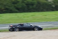GT Prestige 2012 - Montlhéry - Ferrari F430 Spider noir 3/4 arrière droit filé penché