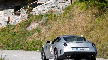 GT Rally 2011 - Ferrari 599 GTO gris 3/4 arrière gauche