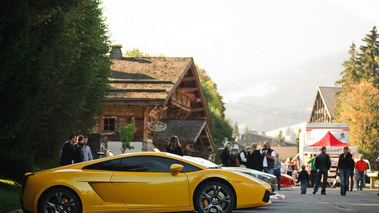 GT Rally 2011 - Lamborghini Gallardo jaune profil penché