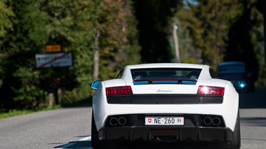 GT Rally 2011 - Lamborghini Gallardo LP570-4 Superleggera blanc face arrière