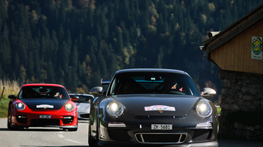 GT Rally 2011 - Porsche 997 GT3 RS MkII anthracite & GT2 RS rouge 2