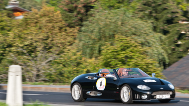 GT Rally 2011 - Spyker C8 Spyder noir 3/4 avant droit filé