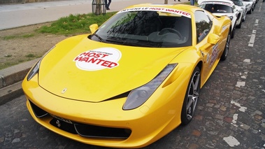 NFS Most Wanted 2012 - Ferrari 458 Spider jaune 3/4 avant gauche