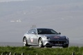 Ferrari FF gris 3/4 avant droit filé