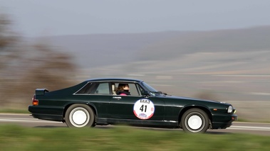 Jaguar XJS vert filé