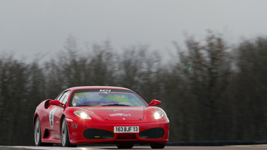 Rallye de Paris GT 2012 - Ferrari F430 Challenge rouge 3/4 avant droit filé