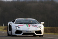 Rallye de Paris GT 2012 - Lamborghini Aventador blanc 3/4 avant droit